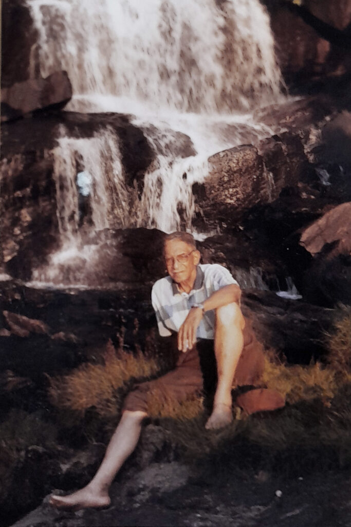 Teiado na cachoeira de Três Barras - 2003